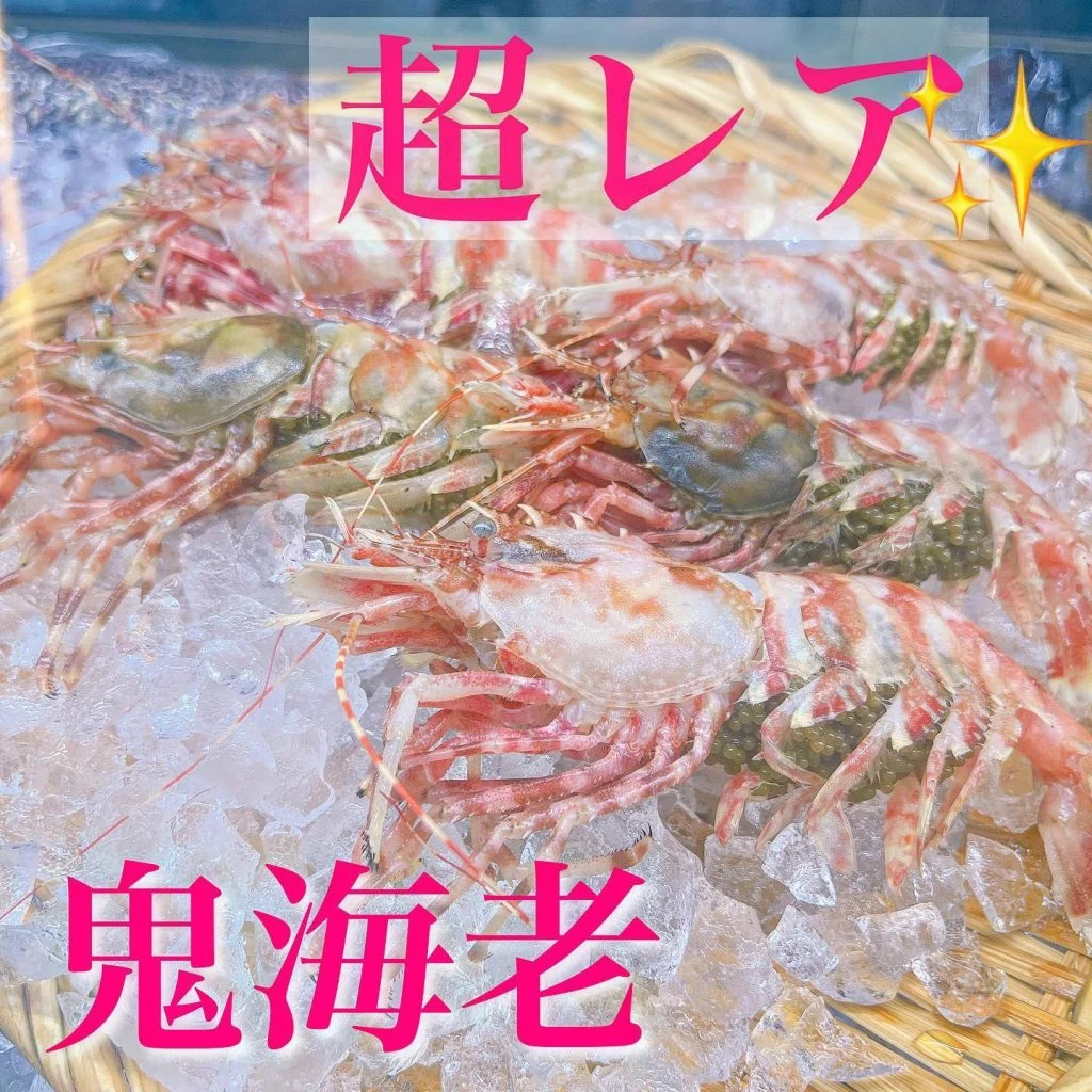 激レア！鬼海老🦐@/品川/鮮魚/居酒屋