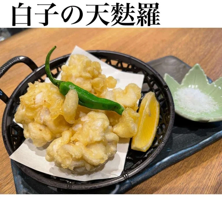 白子の天麩羅@/品川/鮮魚/居酒屋