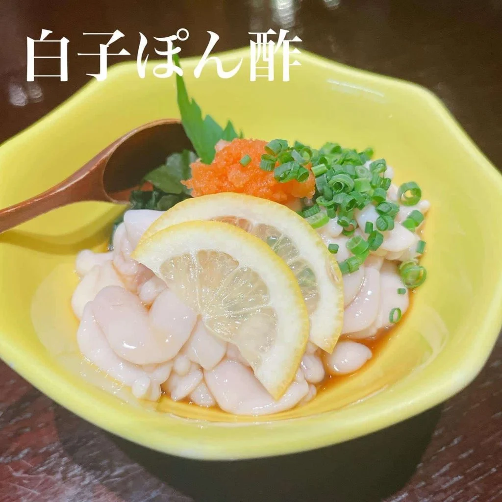 白子ぽん酢@/品川/鮮魚/居酒屋
