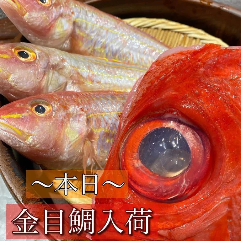 金目鯛入荷！@/品川/鮮魚/居酒屋