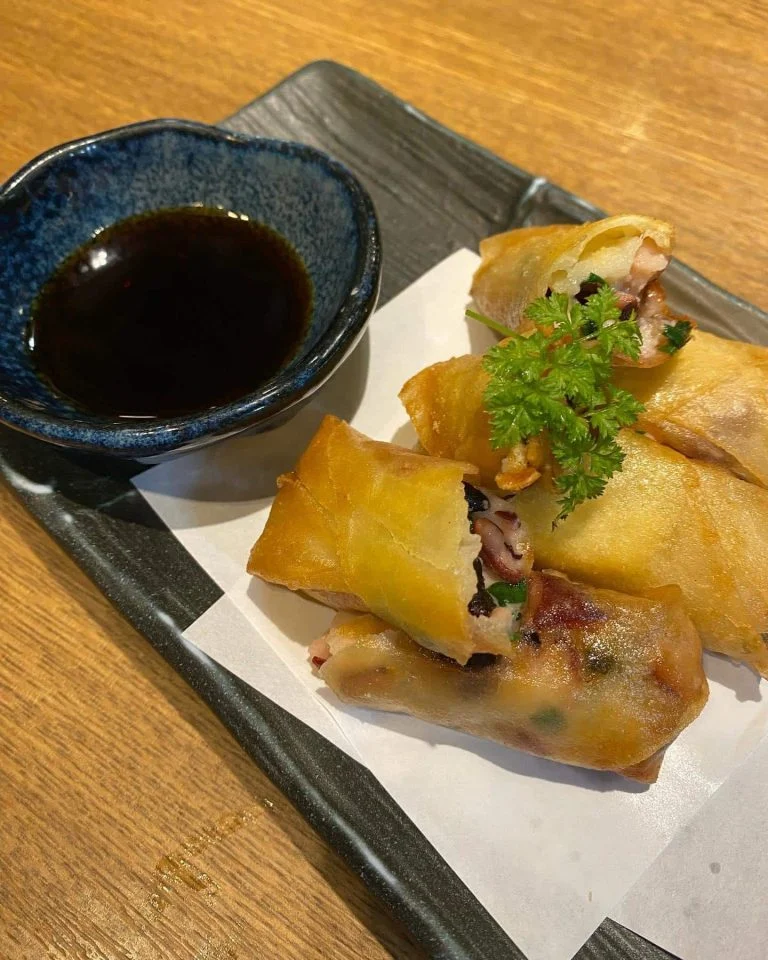 北海蛸とモッツァレラの春巻@/品川/鮮魚/居酒屋